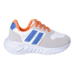 Tênis Infantil Masculino Menino Casual Elástico Laranja/Areia