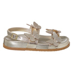 Sandália Birken Infantil Feminina Borboleta Dourada