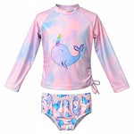 Conjunto Infantil Proteção Solar UV Blusa Tie-Dye