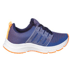 Tênis Infantil Unissex Esportivo Escolar Original Marinho Laranja