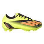 Chuteira Infantil De Cravo Campo Masculino Amarelo Neon