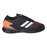 Tênis Infantil Masculino Futsal Futebol De Salão Original Preto/Laranja
