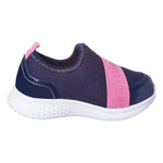 Tênis Infantil Feminino Calce Fácil Girl Marinho/Rosa