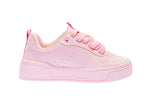 Tenis Infantil Feminino Rosa Com Cadarço