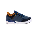 Tênis Casual Masculino Fechamento Cadarço Marinho/Castor