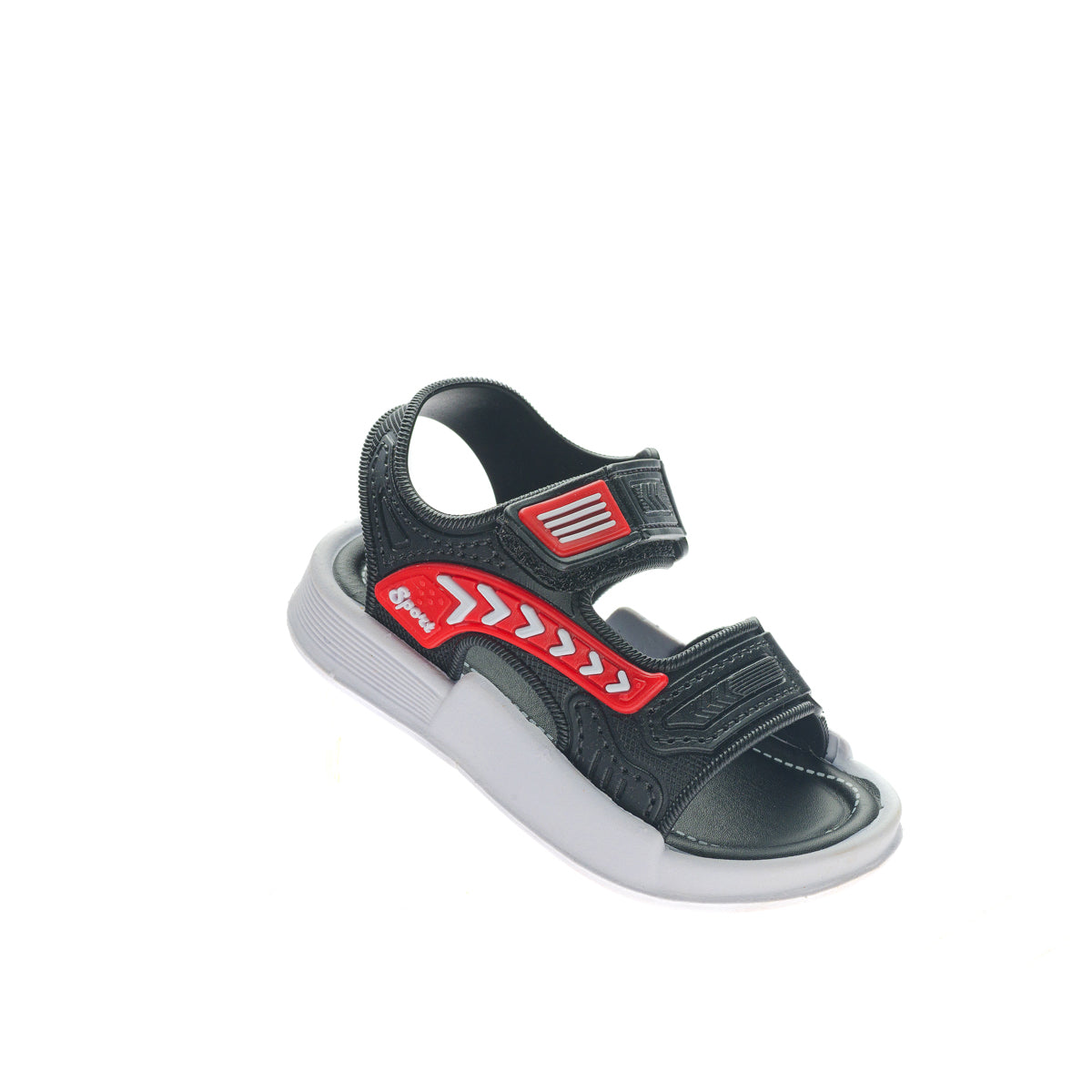 Papete Infantil Emborrachada Comfort Preto/Vermelho