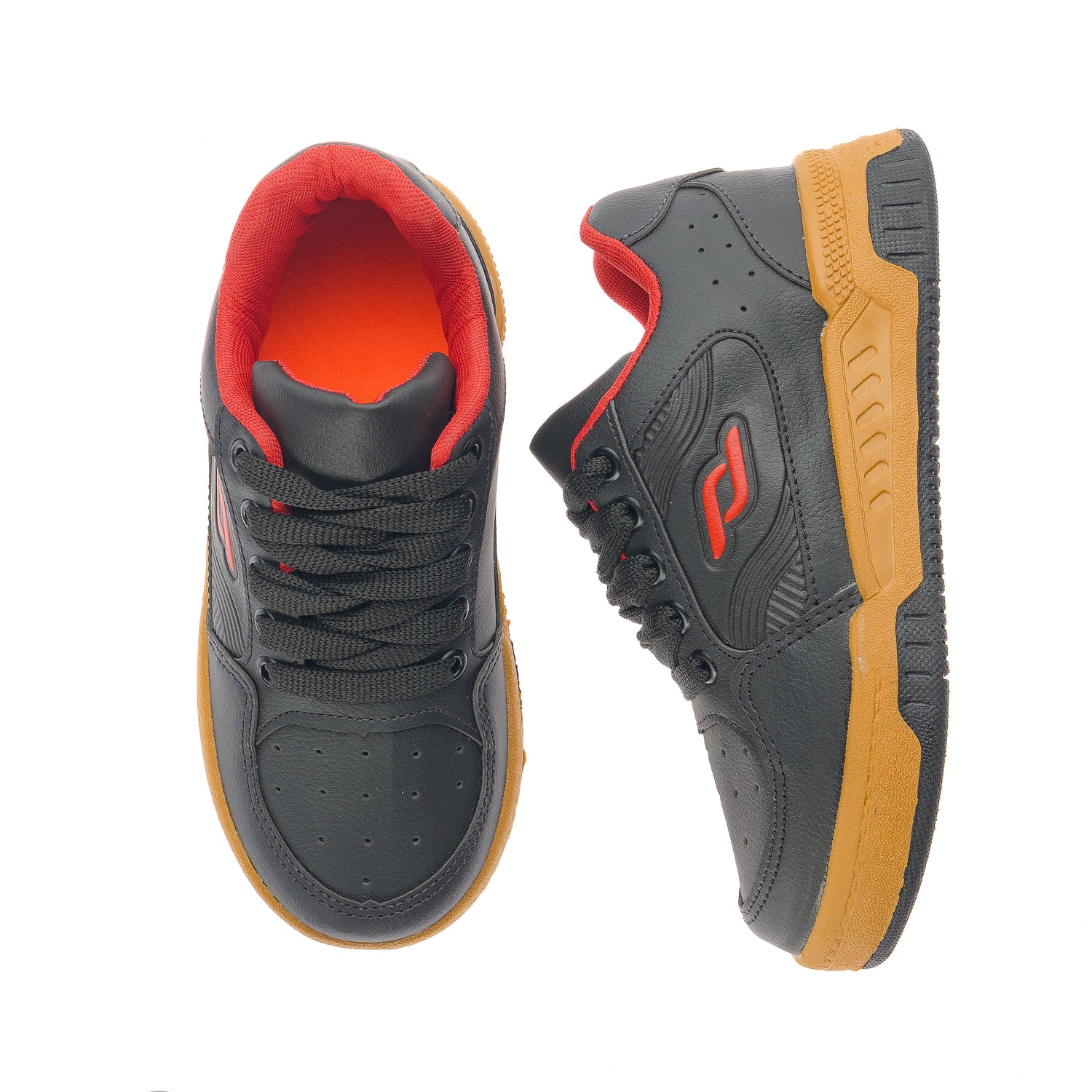 Tênis Casual Street Masculino Preto/Caramelo
