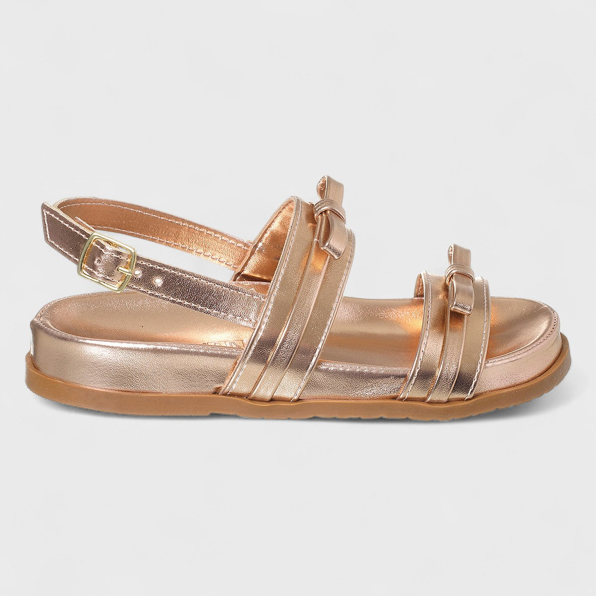Sandália Birken Infantil Feminina Metalizada 5553