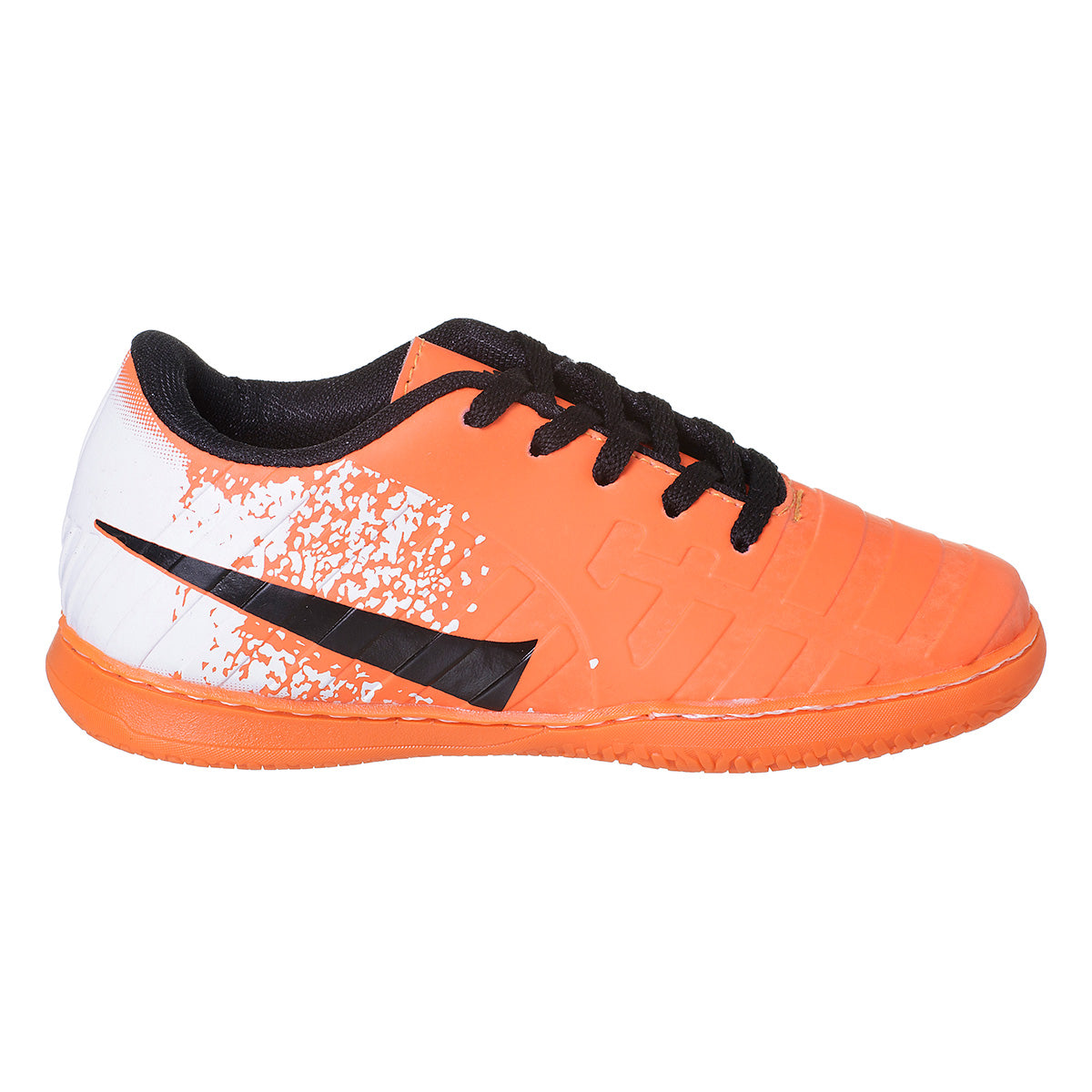 Tênis Infantil Masculino Futsal Futebol Indoor Original Laranja