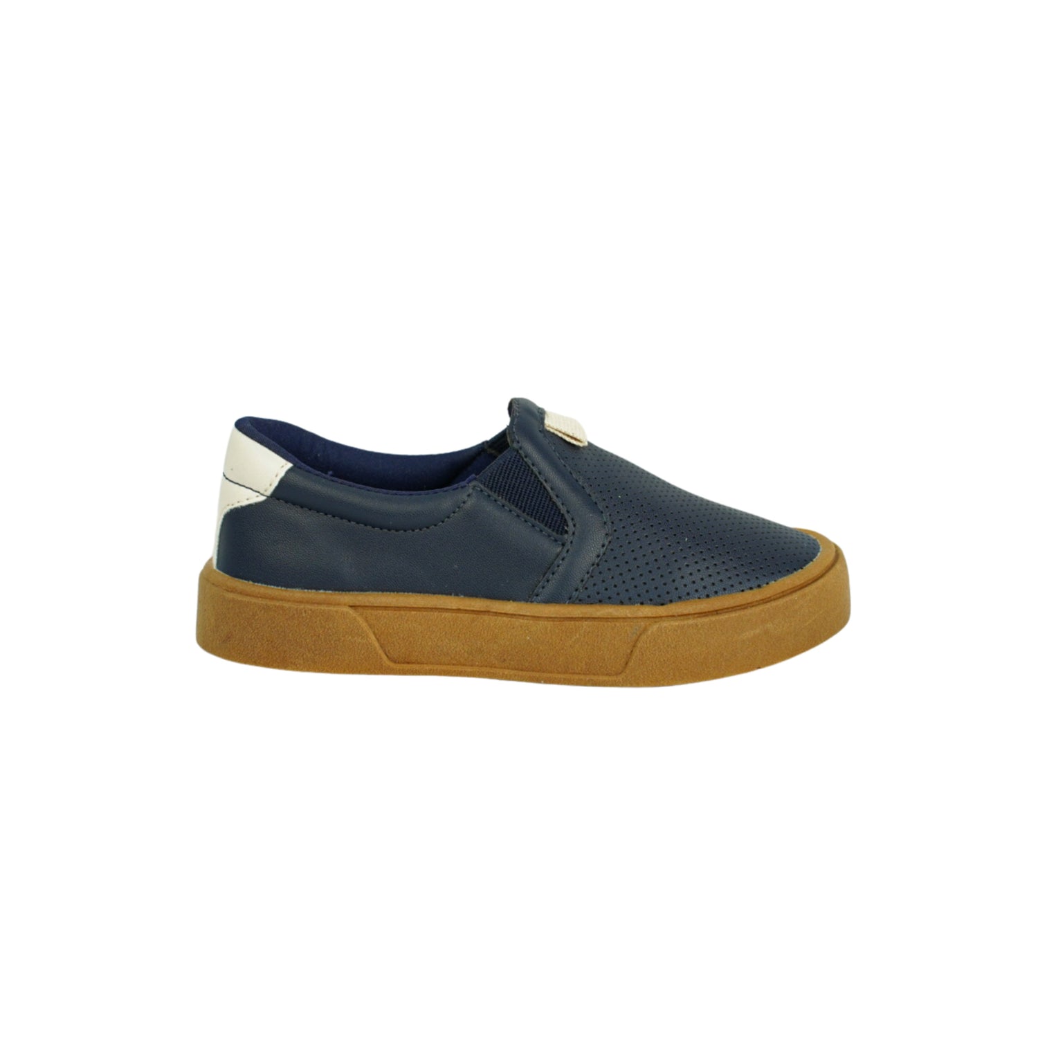 Tênis Infantil Masculino Casual Calce Fácil Azul Marinho Slip On
