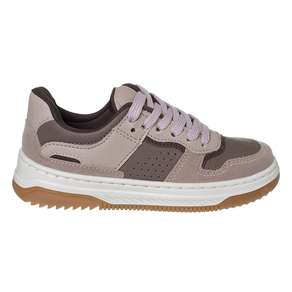Sapatênis Infantil Masculino Casual Formal Original Bege