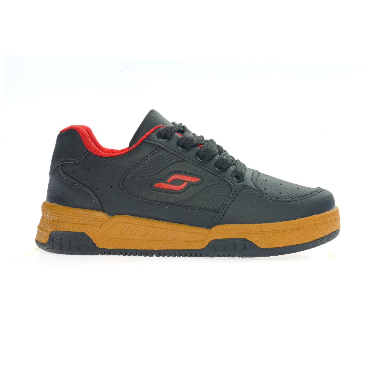 Tênis Casual Street Masculino Preto/Caramelo