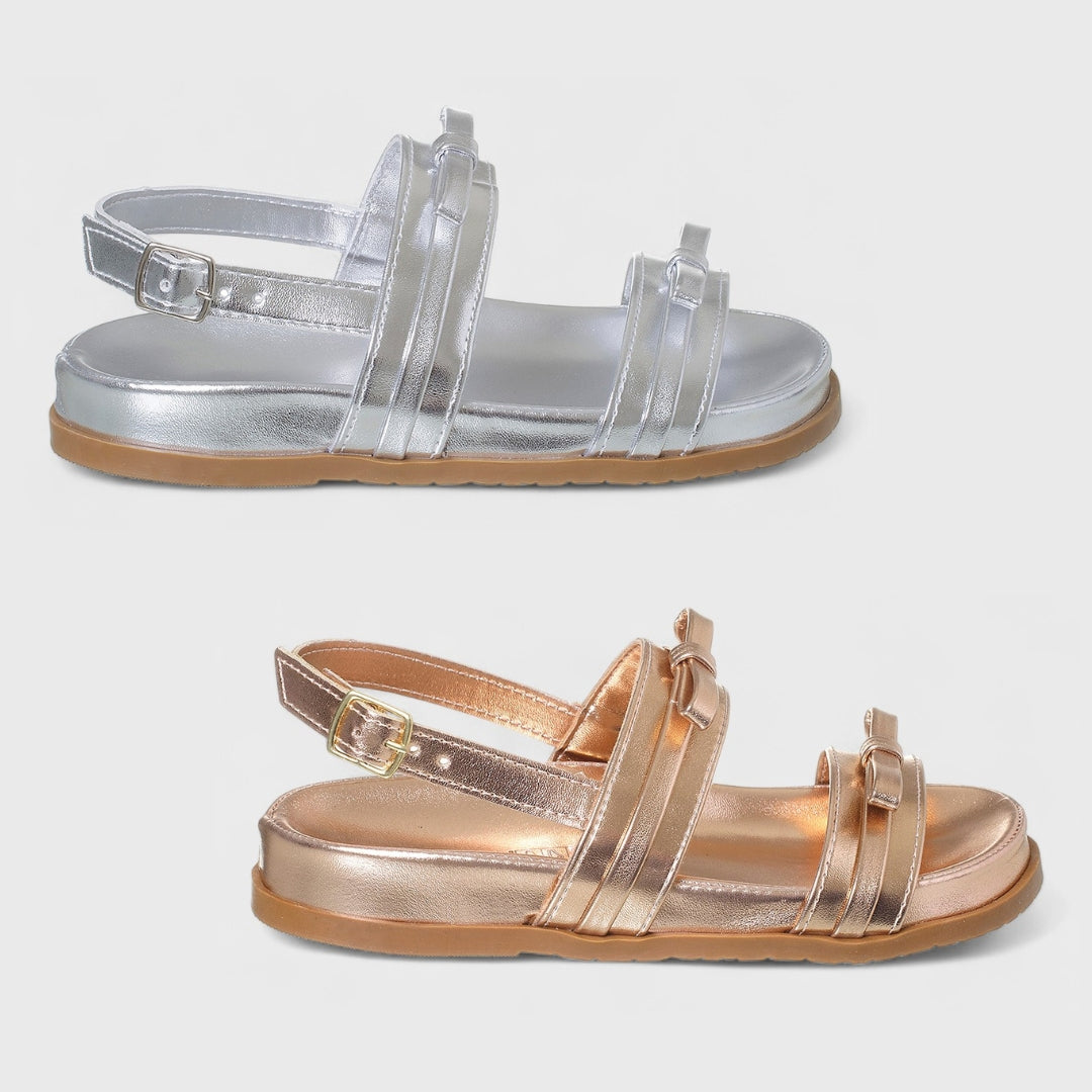 Sandália Birken Infantil Feminina Metalizada 5553