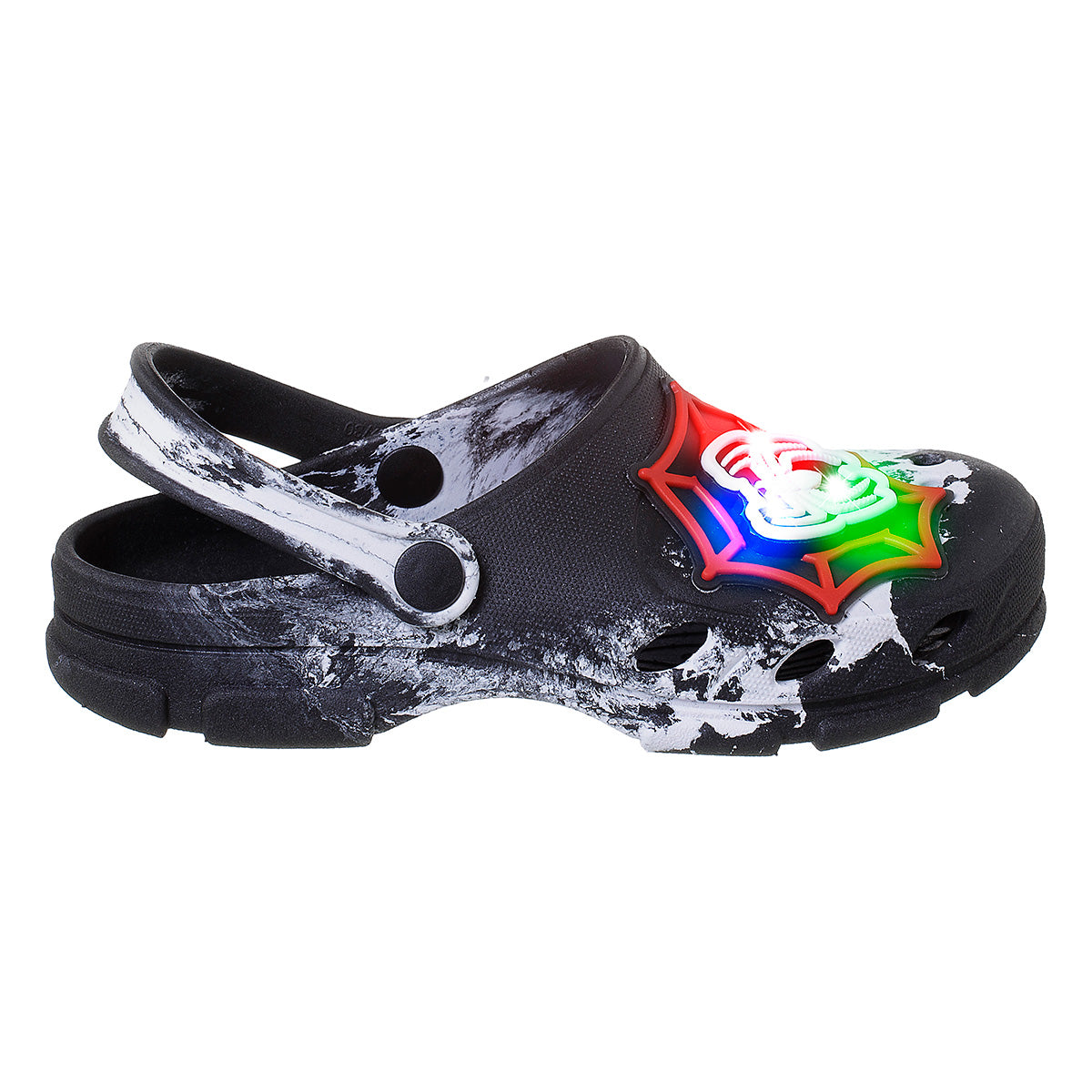 Babuche Infantil Meninos Aranha Com Led Colorido