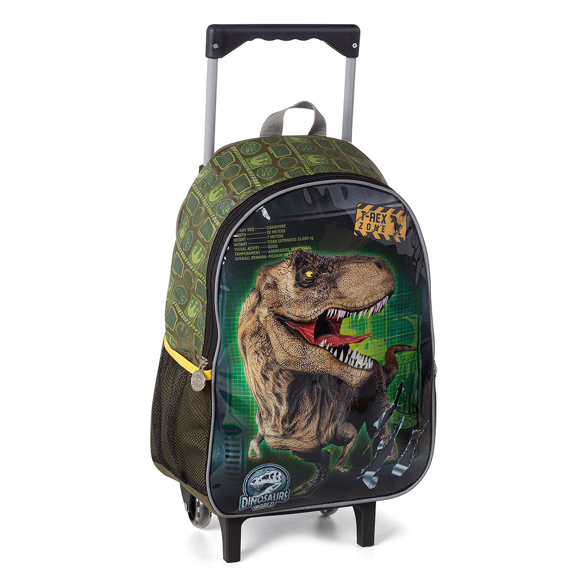 Kit Mochila Dinossauro Estojo Lancheira Térmica Menino