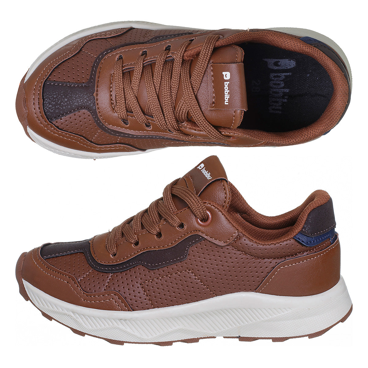 Sapatênis Infantil Masculino Casual Formal Original Caramelo