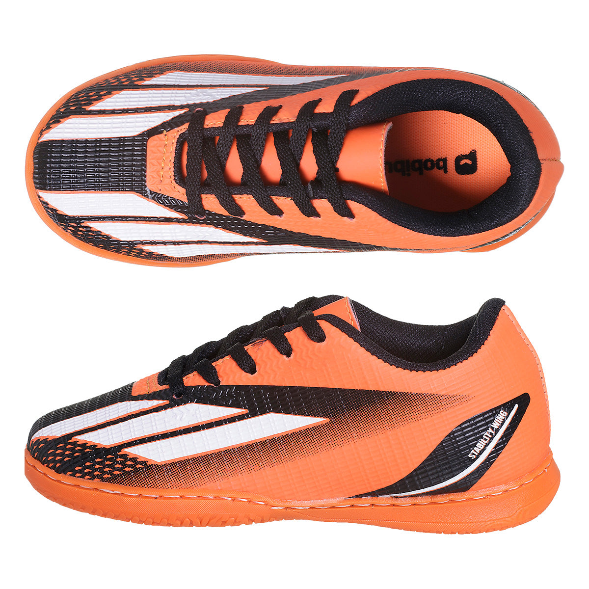 Tênis Chuteira Masculino Futsal Futebol De Salão Indoor Laranja