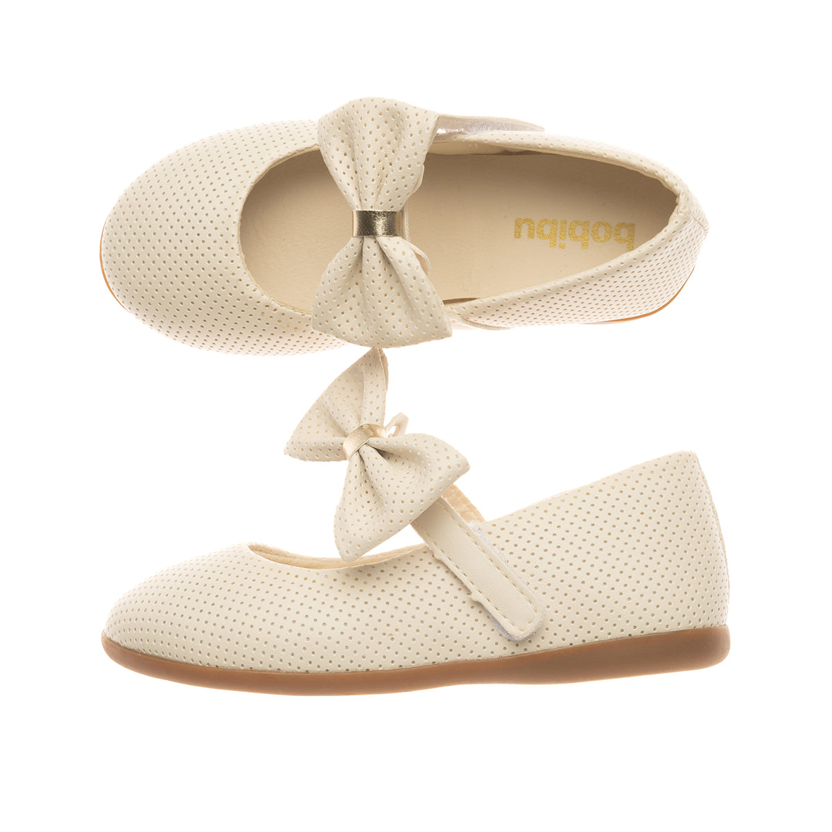 Sapatilha Infantil Feminina Laço Chloe Off White