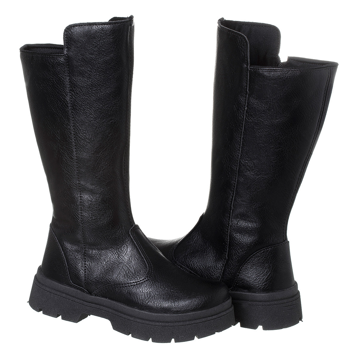 Bota Infantil Menina Montaria Boiadeira Cano Alto Preto