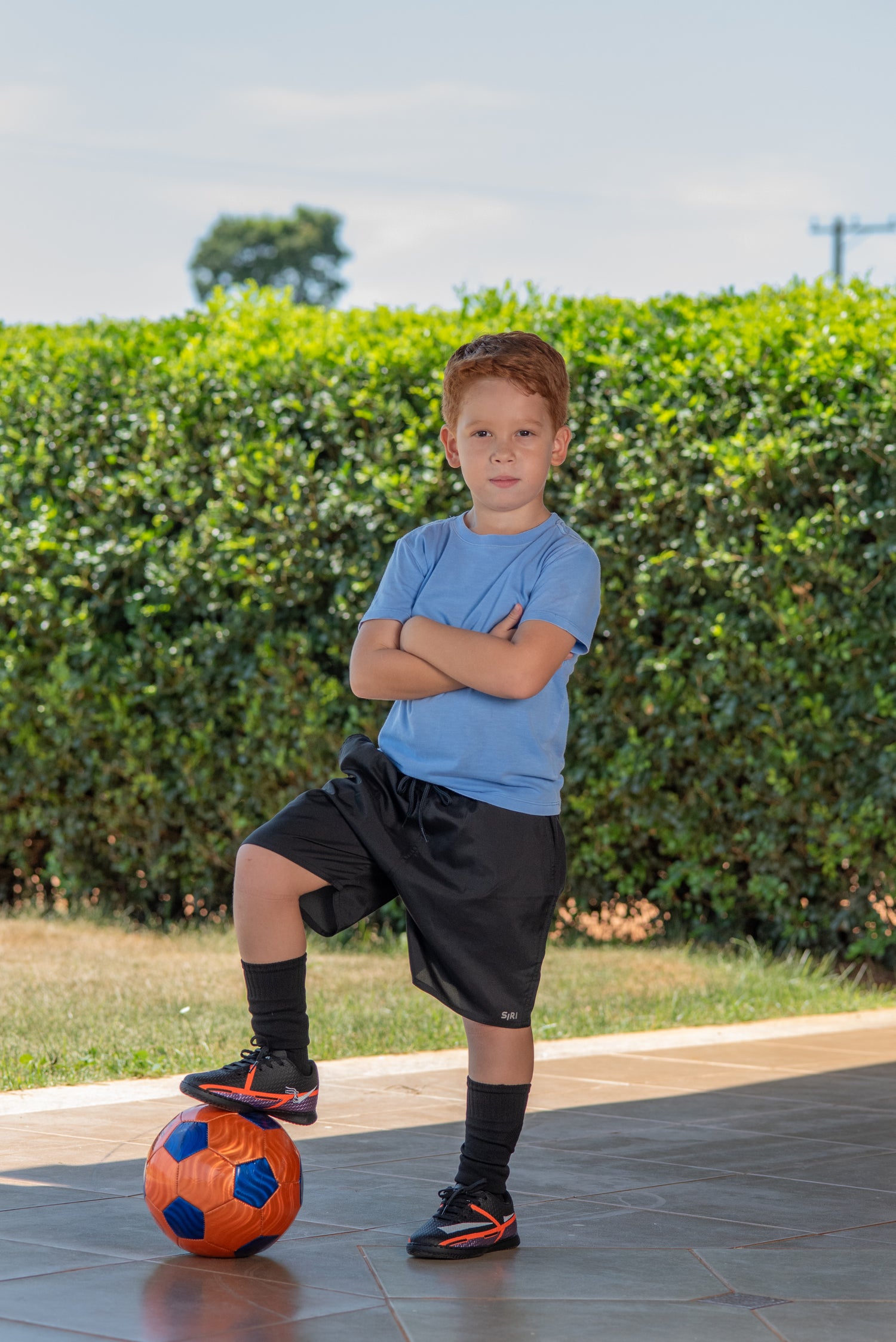 Tênis Infantil Masculino Futsal Futebol De Salão Original Preto/Roxo