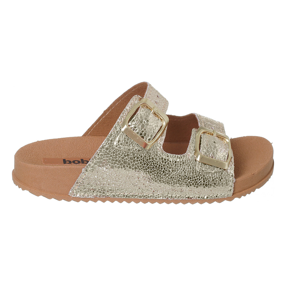 Sandália Birken Infantil Feminina Fivela Dupla Dourada