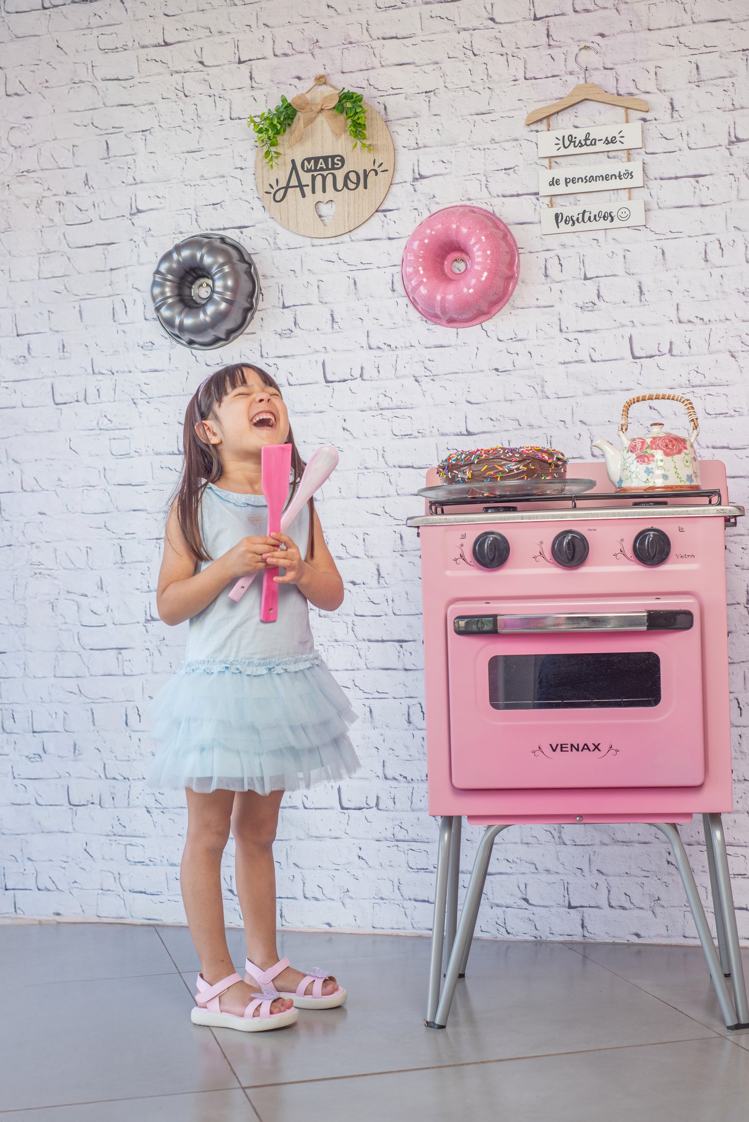 Sandália Infantil Feminina Borboleta Rosa