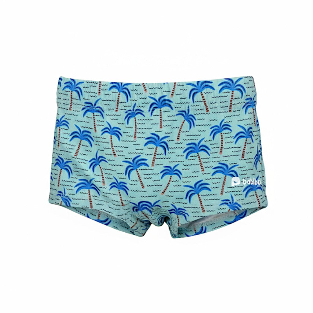 Sunga Infantil Masculina Moda Praia Estampada Verde