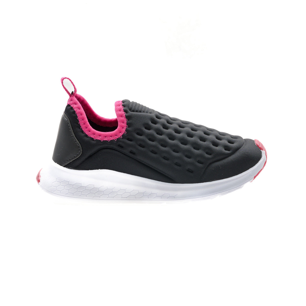 Tênis Infantil Feminino Menina Calce Fácil Preto/Pink