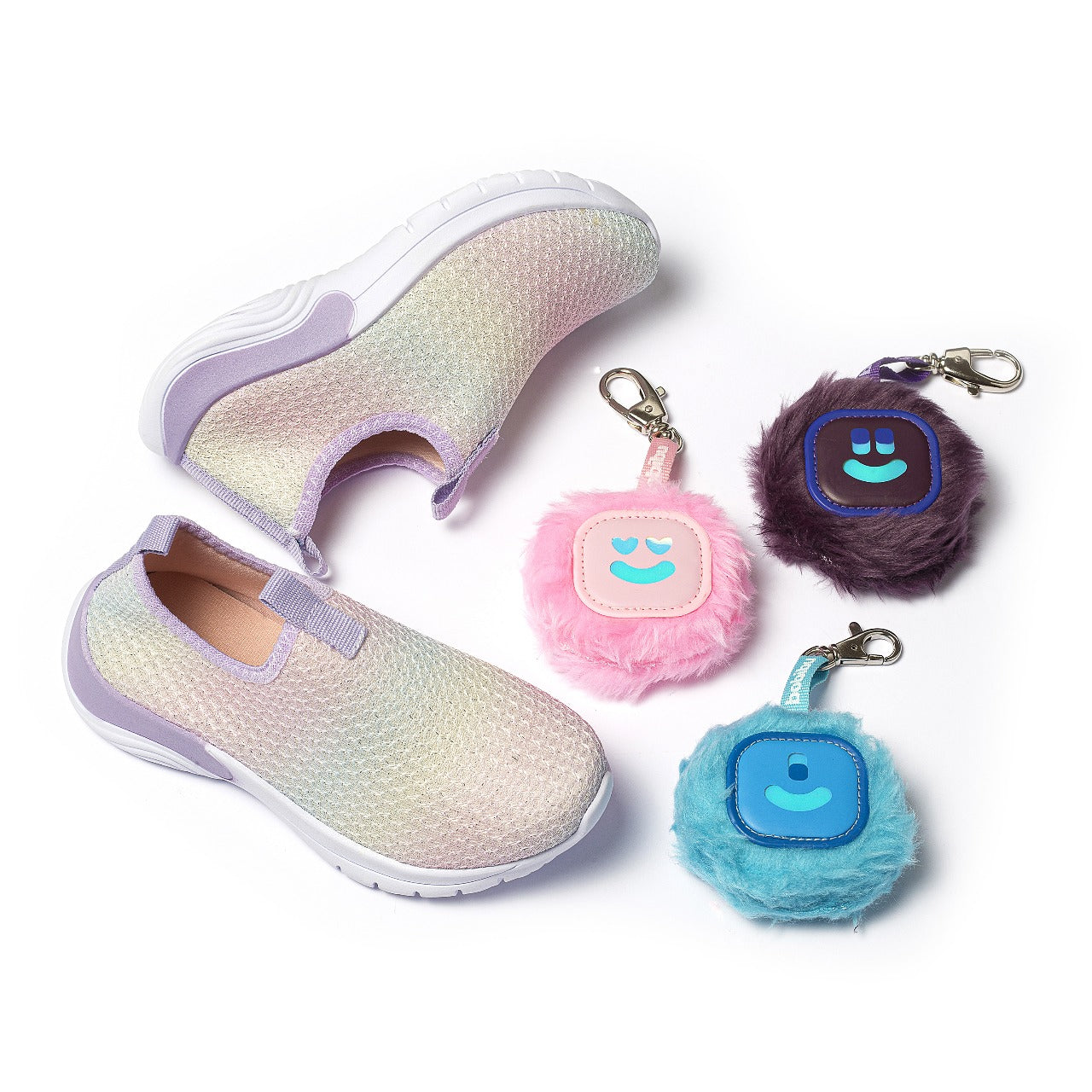 Tênis Infantil Menina Calce Fácil Tie dye + Chaveiro Bobi-Fun Cores Sortidas