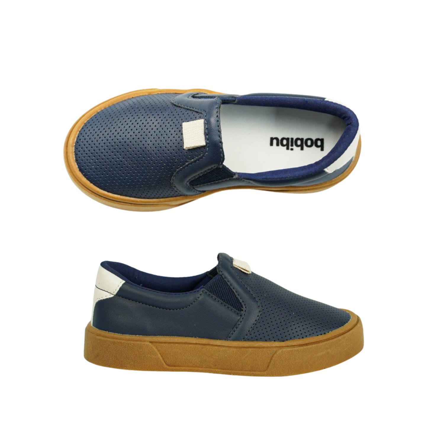 Tênis Infantil Masculino Casual Calce Fácil Azul Marinho Slip On
