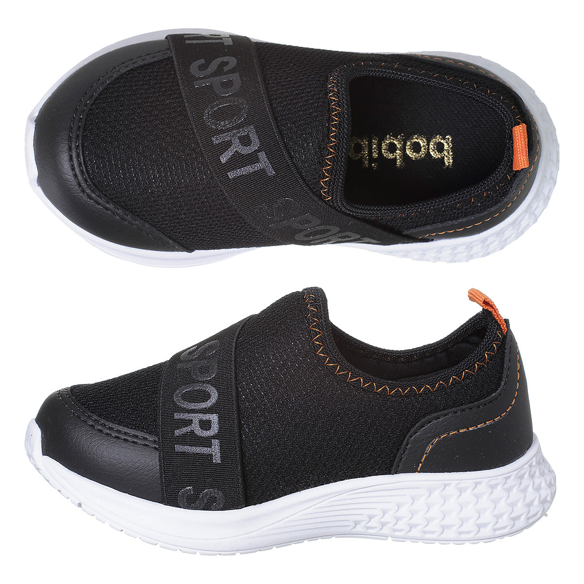 Tênis Infantil Masculino Calce Fácil Sport Preto