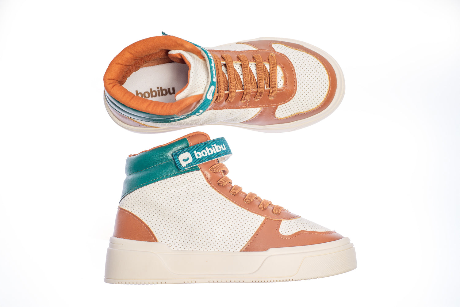 Tênis Infantil Masculino Cano Alto Branco/Camarelo