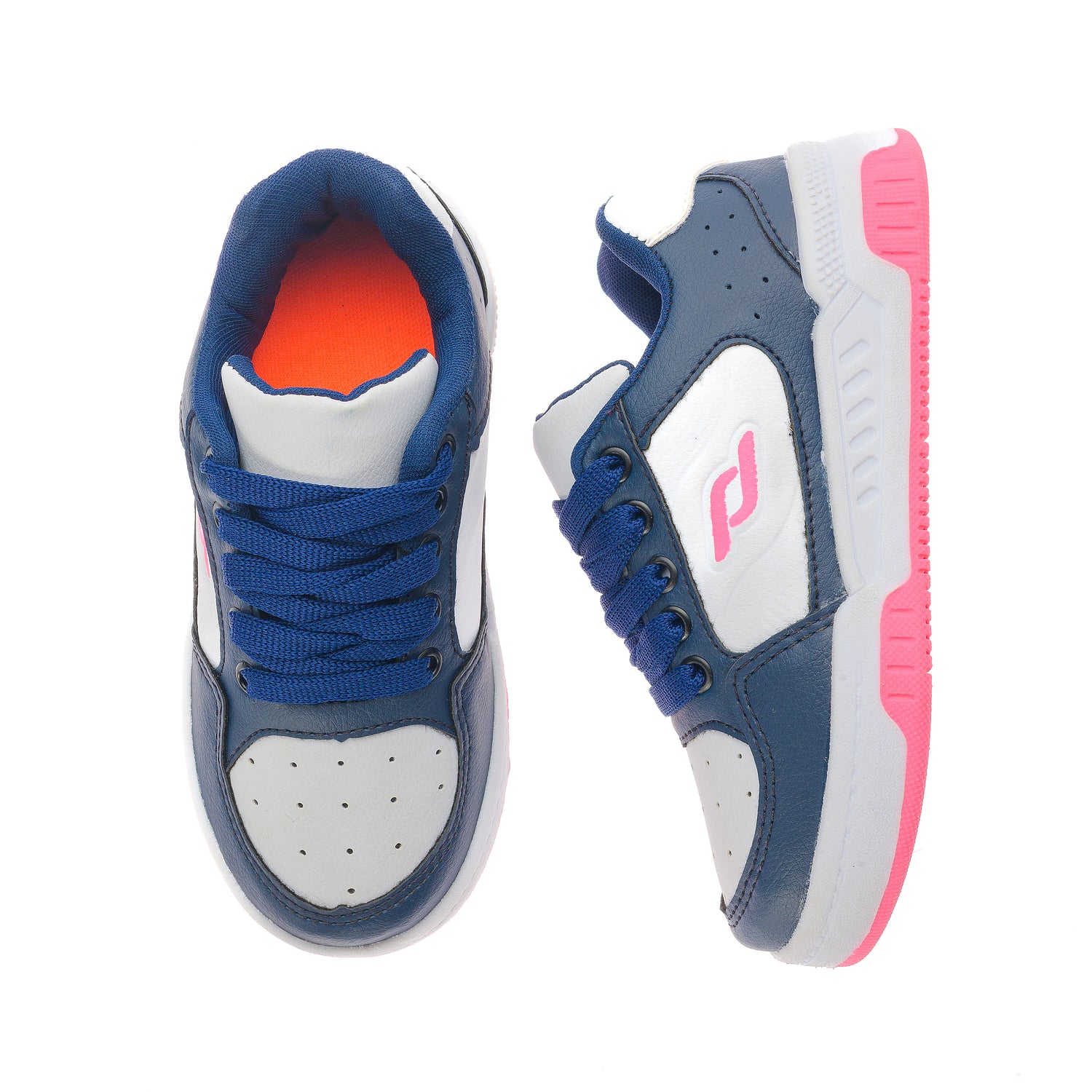 Tênis Casual Street Feminino Marinho/Pink