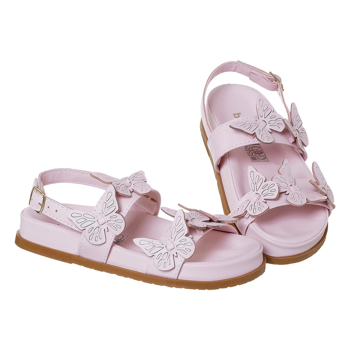 Sandália Birken Infantil Feminina Borboleta Rosa
